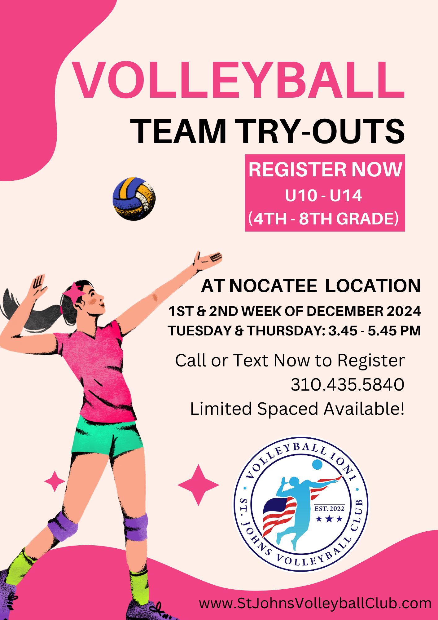 Girls Volleyball TRyouts