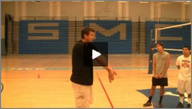 Coaching Indoor Volleyball Passing and Serve Receive Technique with ...