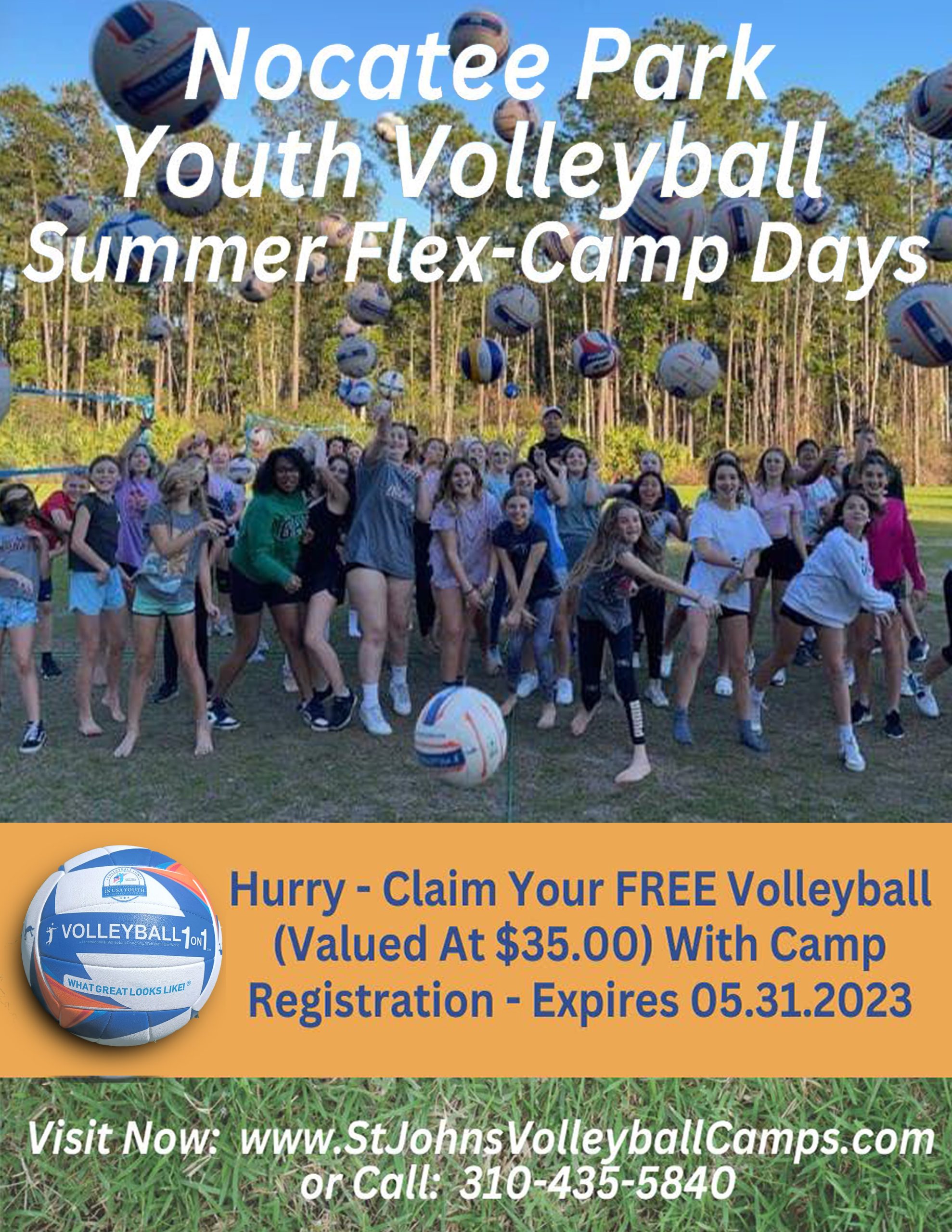 Volleyball Camp In Nocatee Ponte Vedra, Florida June / July 2023