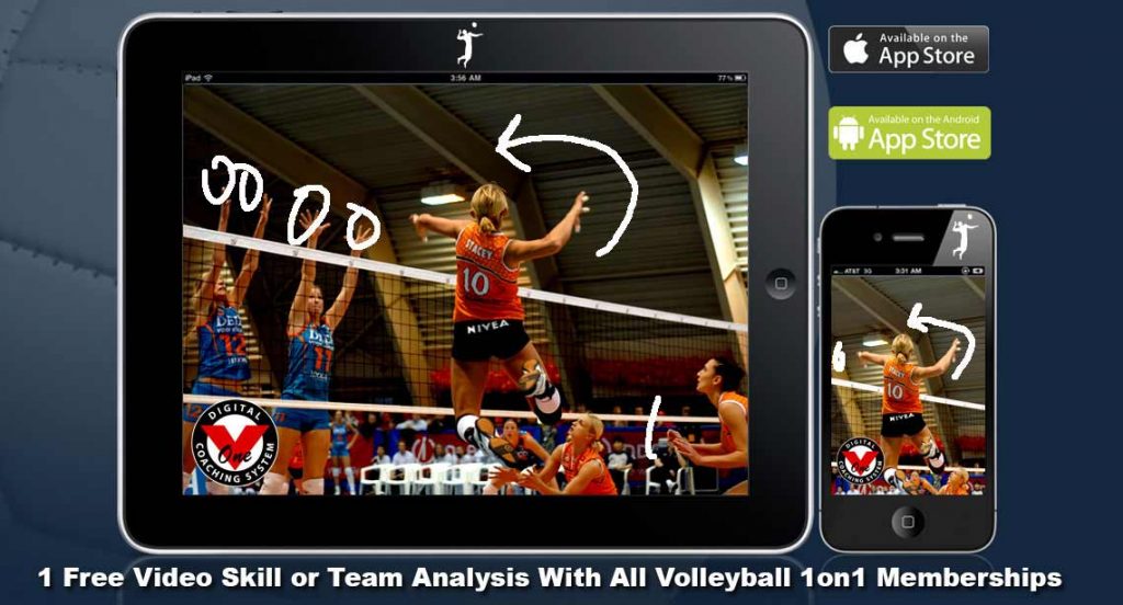 Online Volleyball Lessons, Evaluations and Analysis Slider
